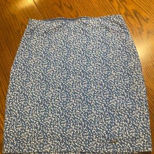 Girls pretty blue floral skirt